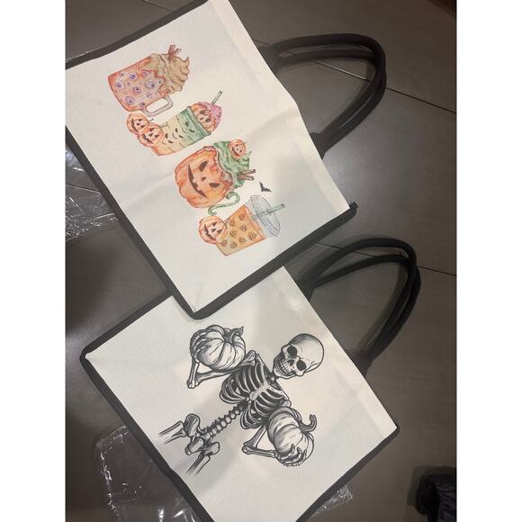 New: Halloween Bags; Trick or Treat; Fall Bags (2) - Picture 1 of 4